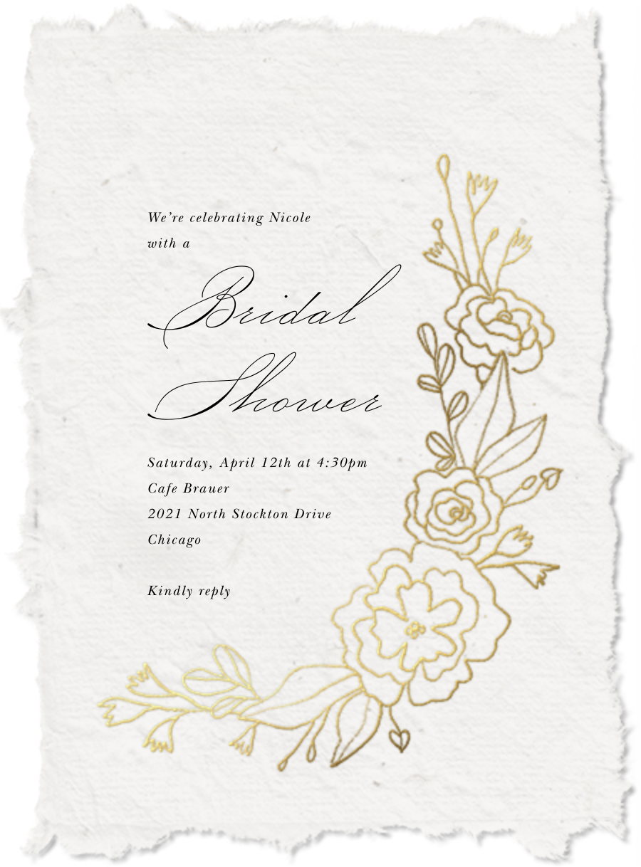 Bridal and Wedding Shower Invitations | Send online instantly | RSVP ...