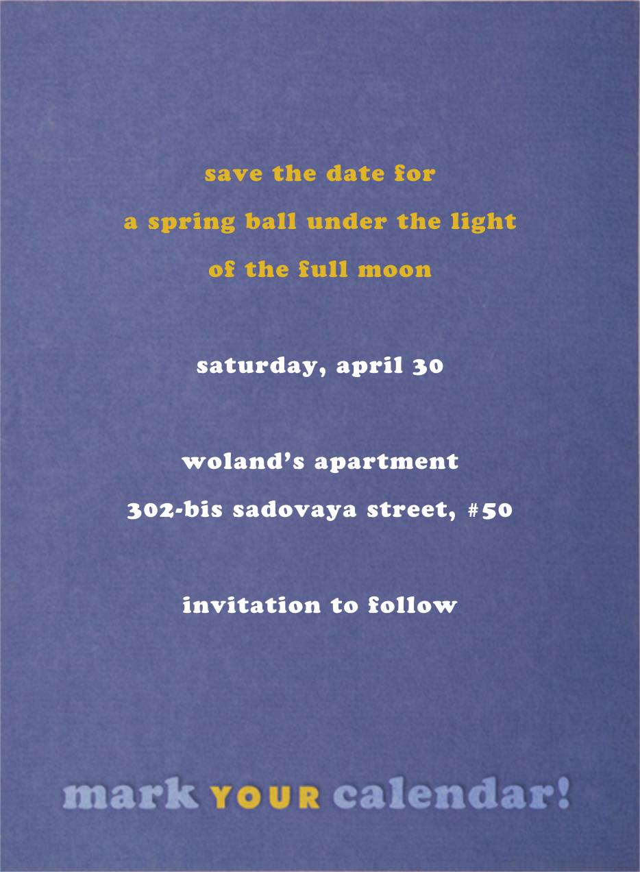 Mark Your Calendar - blue with light blue | Send online instantly | Track opens