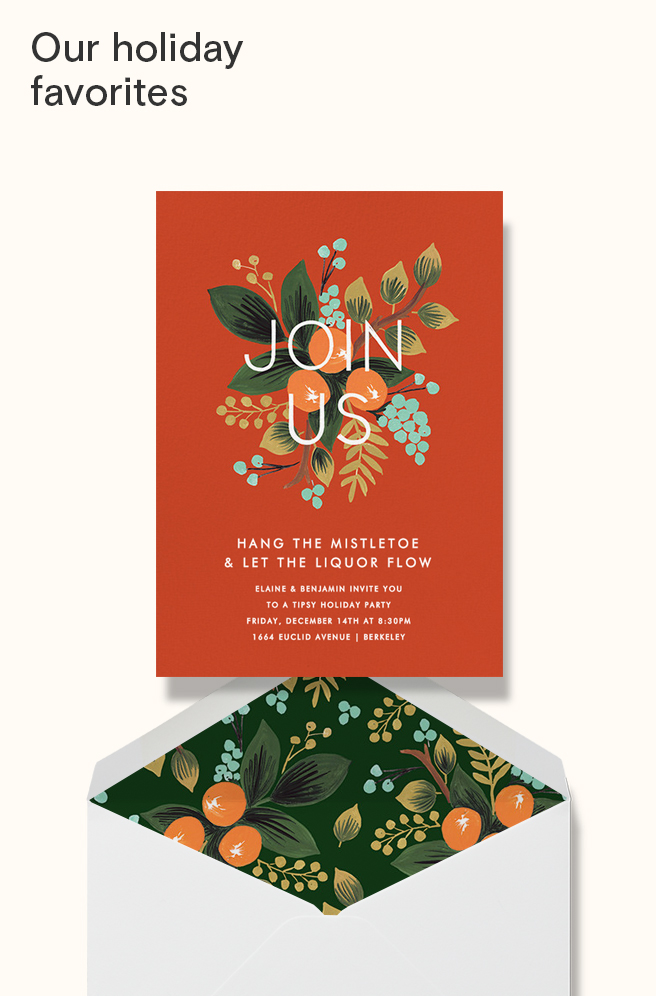 Custom cards and invitations - Paperless Post